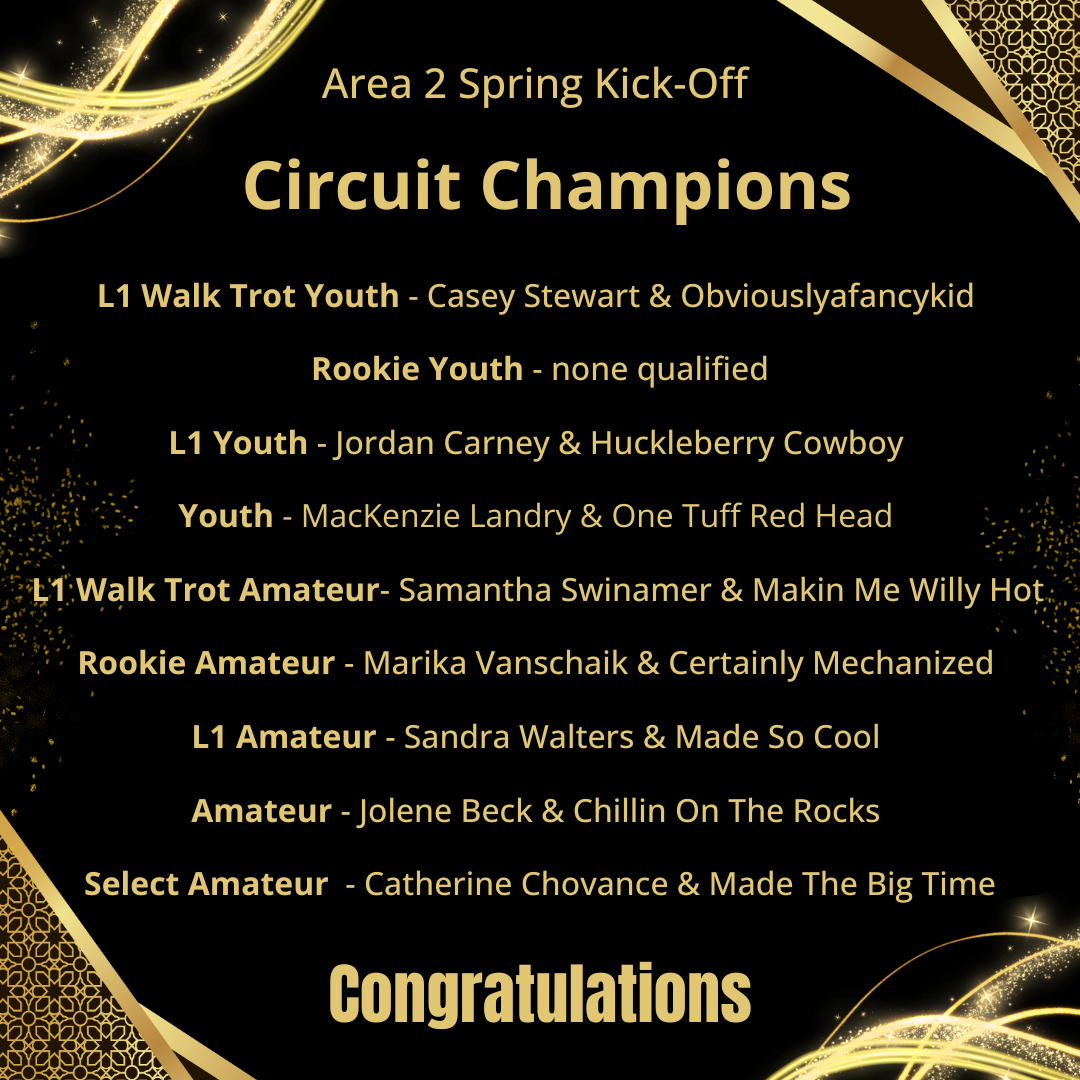 Spring Kick-Off Circuit Champions